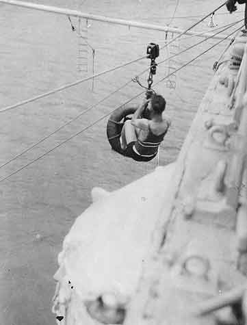 Breechers Buoy Rescue Drill - 1931