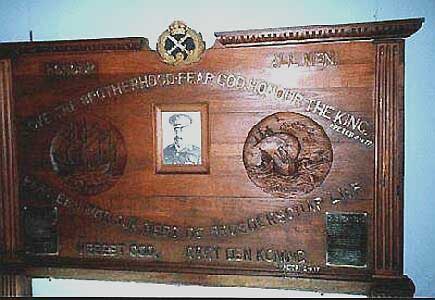 The General Louis Botha memorial board