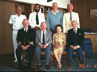 War Memorial Fund Committee - 1989 Capt K. Meyer SAN - Capt P. Browne - Capt G. Gower Mr. J.P. Kent Capt D. Pitcher - Mr. D.G. Jupp (Chairman) - Mrs. C. Young (sec.) - Lt. Comm D.G. Ramsay
