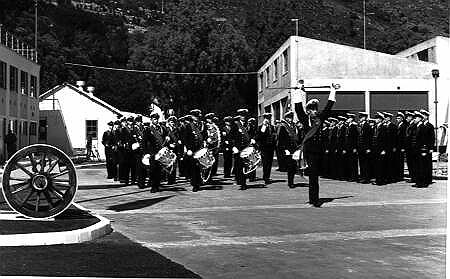 A Captain's Divisions parade in 1956.