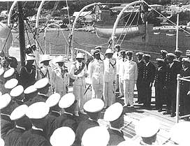 Prince George, Admiral Evans visit